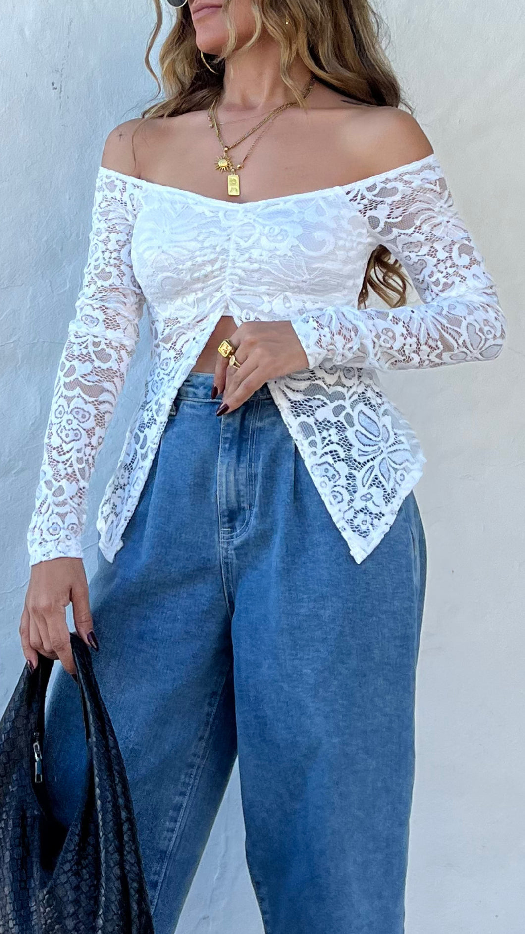 PRE ORDER Lace White Top