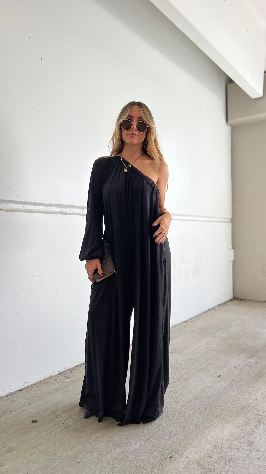 One Shoulder Jumpsuit