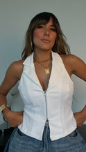 Load image into Gallery viewer, Halter White Top
