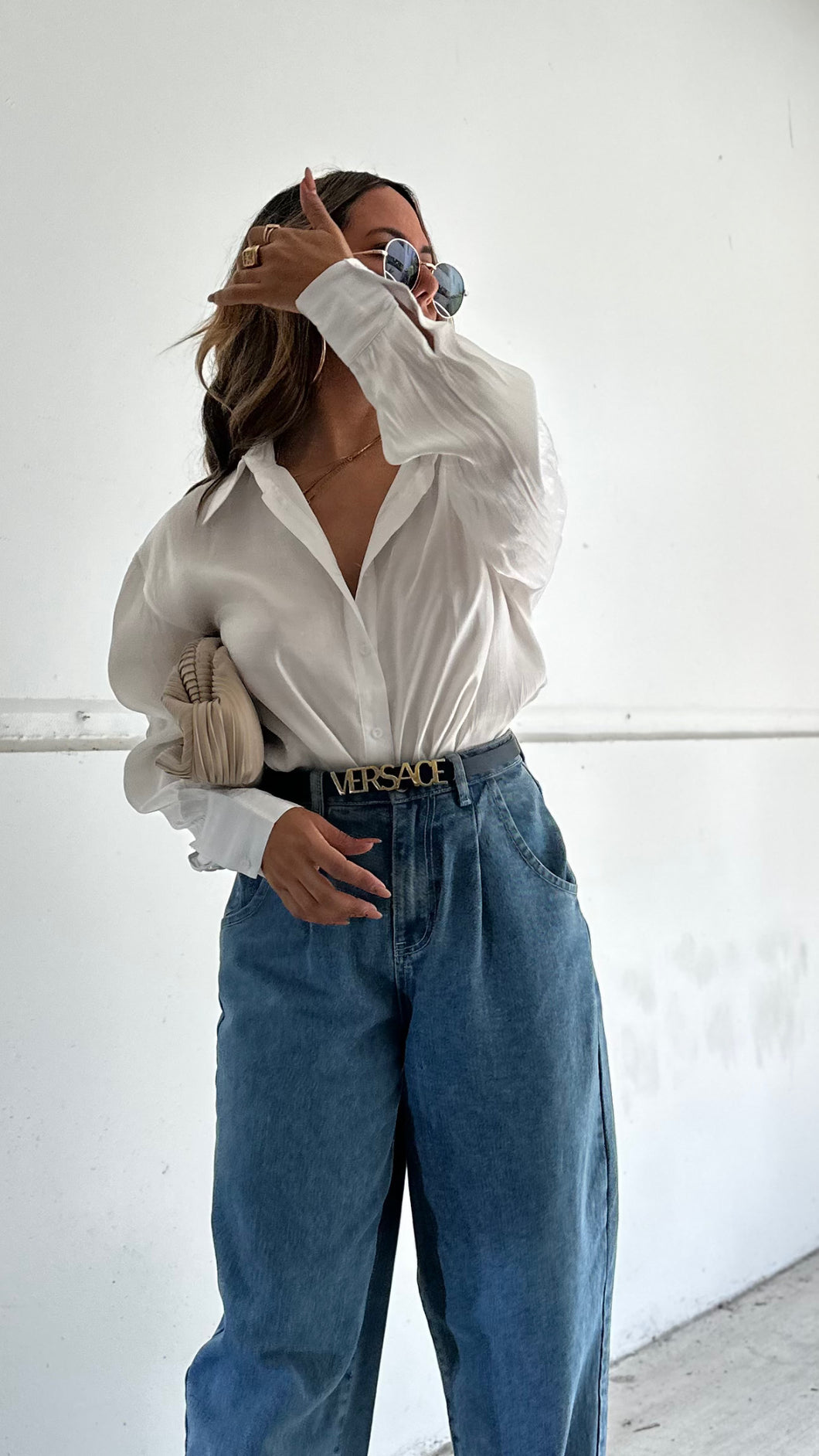 White Button Down