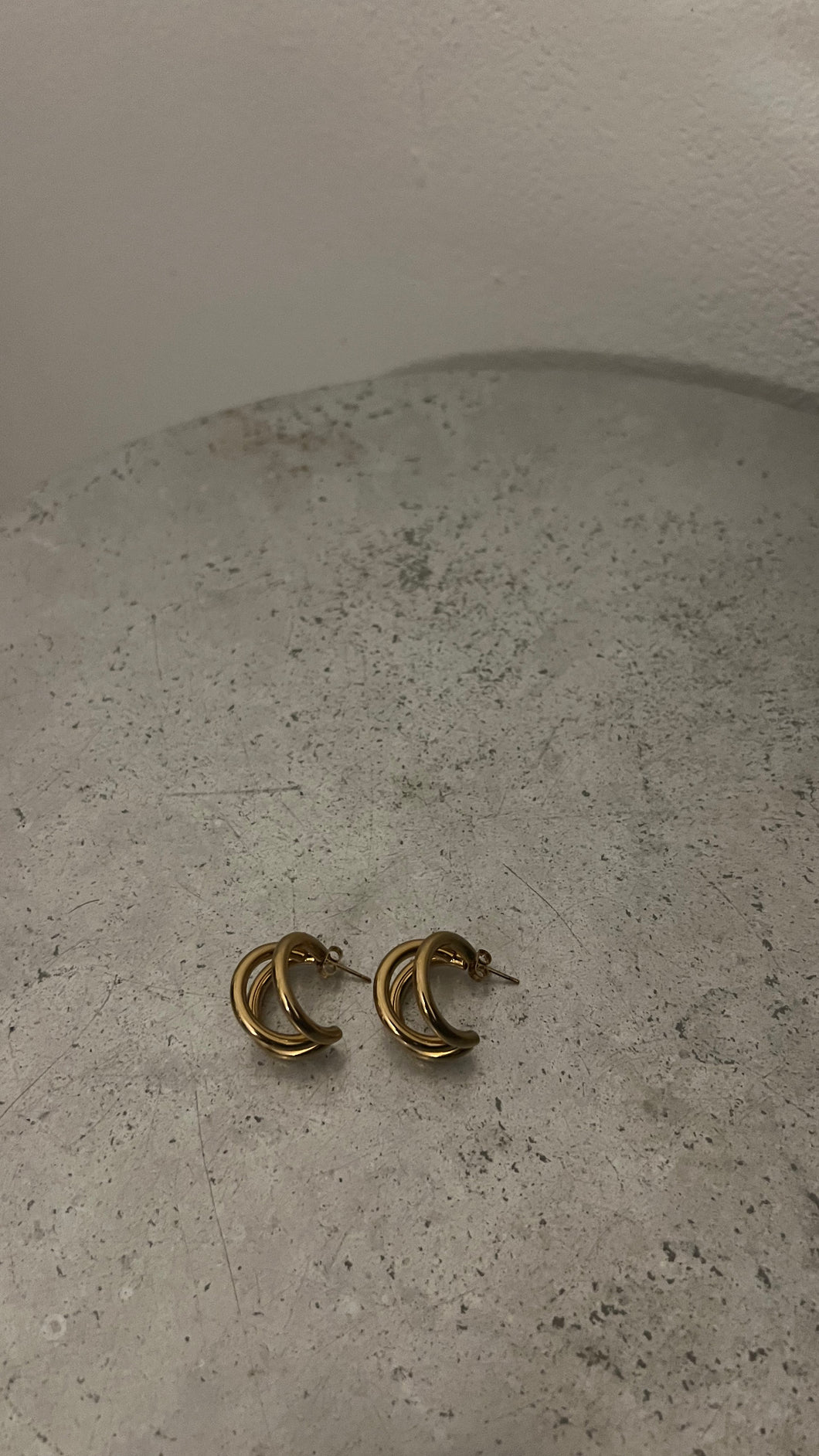 Tripple Ring Earrings