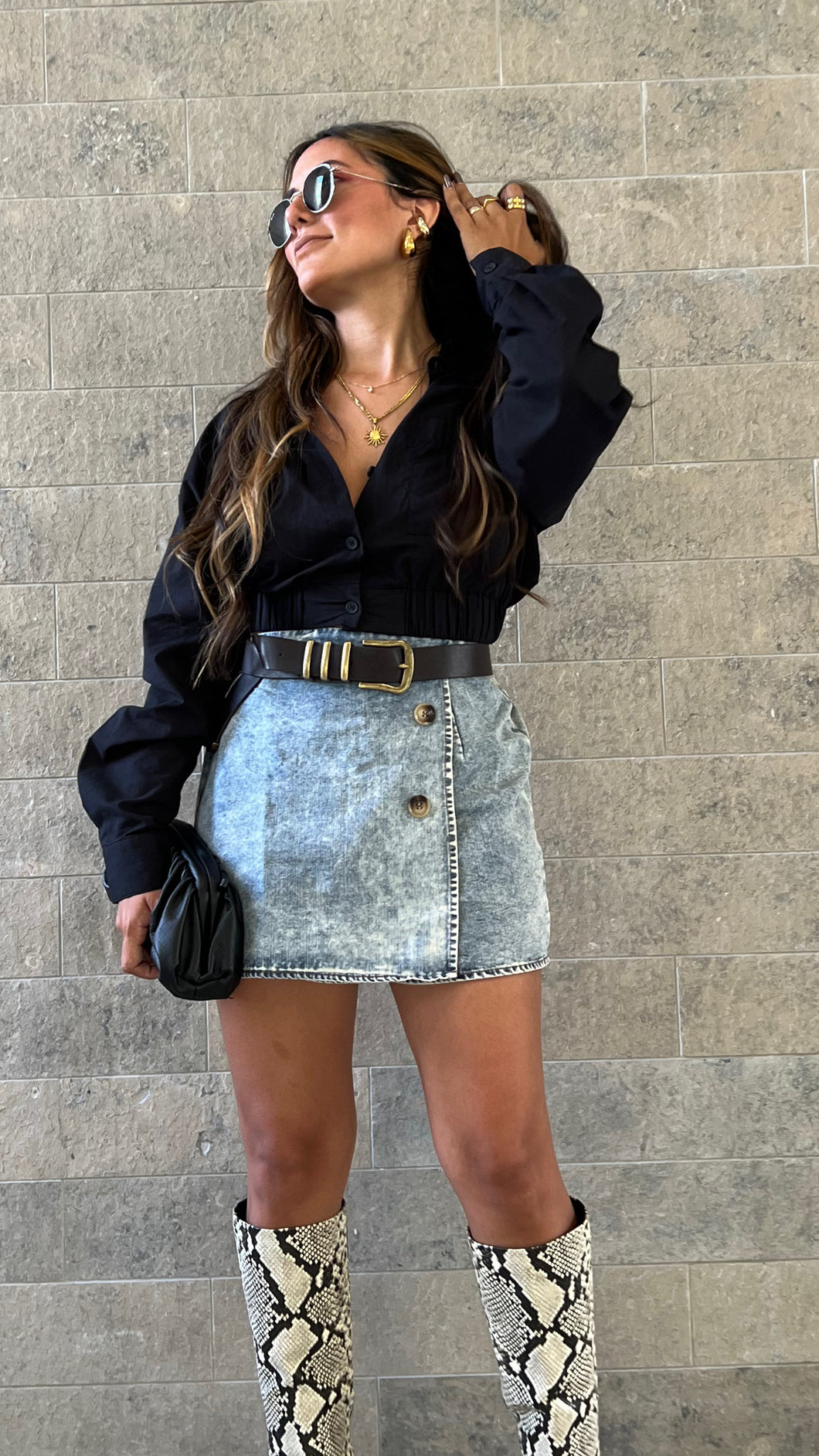 PRE ORDER Denim Skort