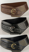 Load image into Gallery viewer, Brown Gold Belt

