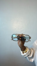 Load image into Gallery viewer, Grey Frame/Blue Lens Sunglasses
