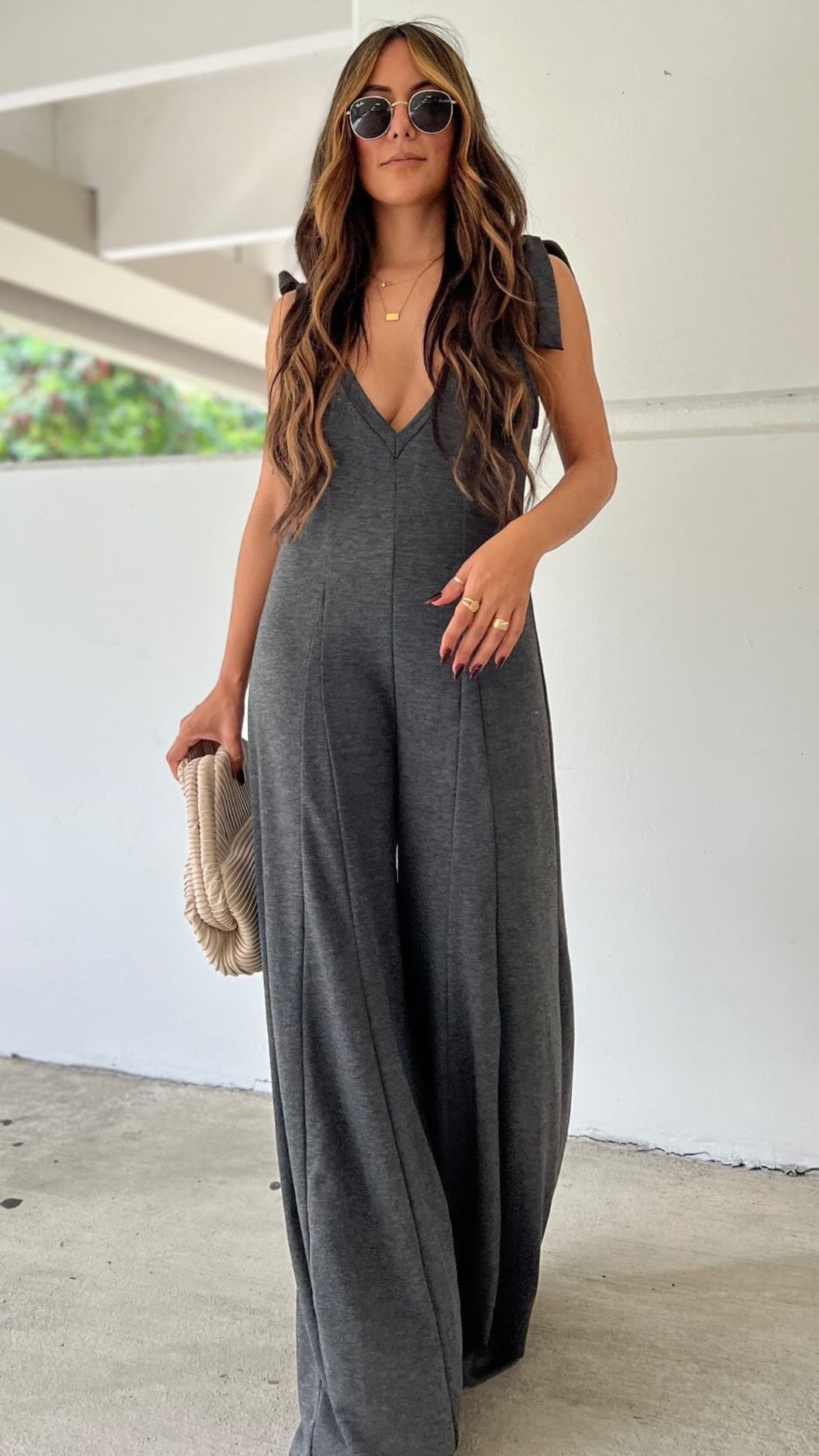 Charcoal Jumpsuit