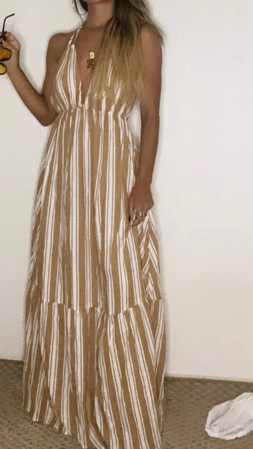 Striped Maxi