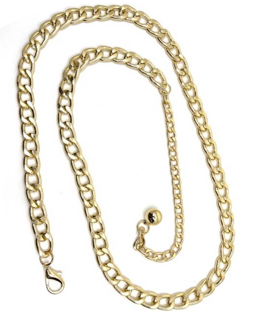 Single Chain Belt Gold