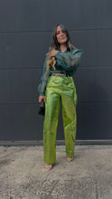 Load image into Gallery viewer, Organza Green Top
