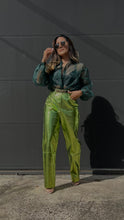 Load image into Gallery viewer, Organza Green Top
